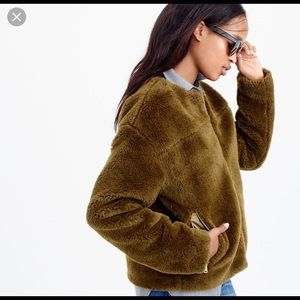Jcrew Teddy Fleece Jacket